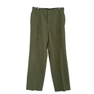 Vintage USMC Military Dress Trousers Olive Green Marine Corps Serial 885